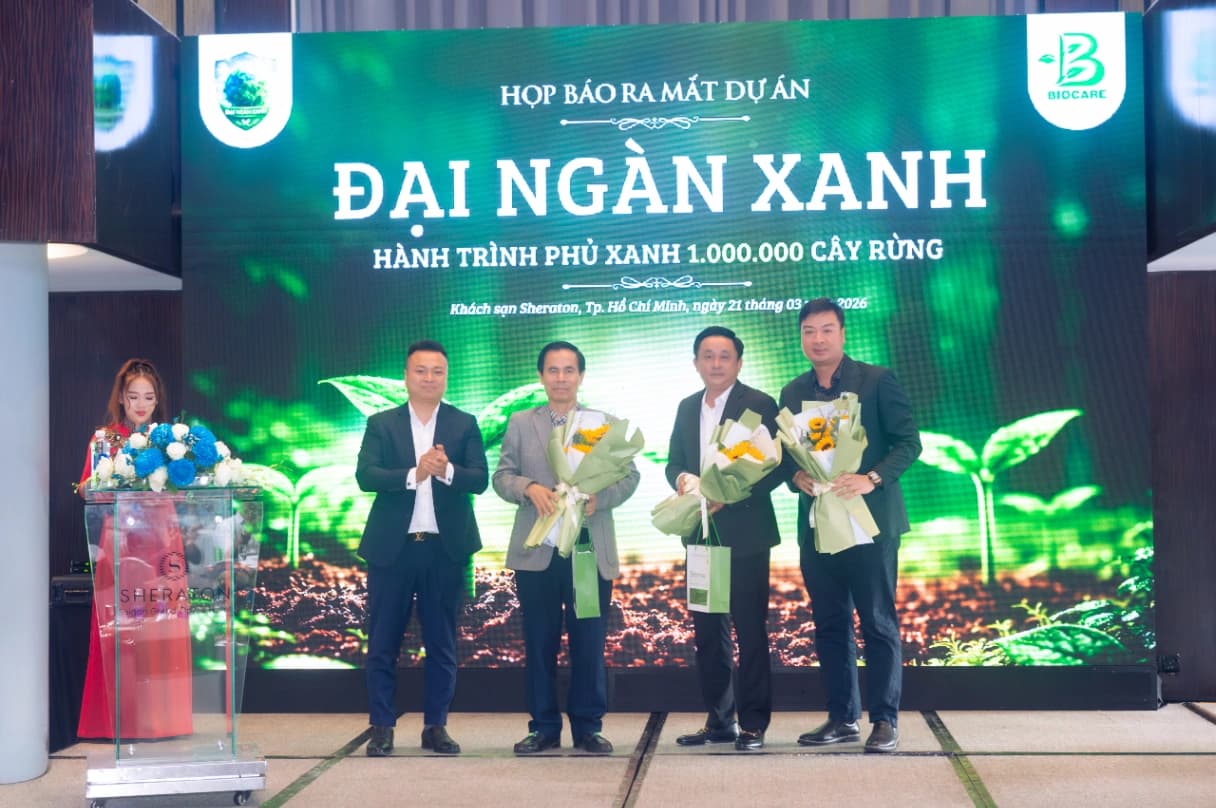 CHÍNH THỨC RA MẮT DỰ ÁN "ĐẠI NGÀN XANH": HÀNH TRÌNH PHỦ XANH 1,000,000 CÂY DÓ ĐEN VIỆT